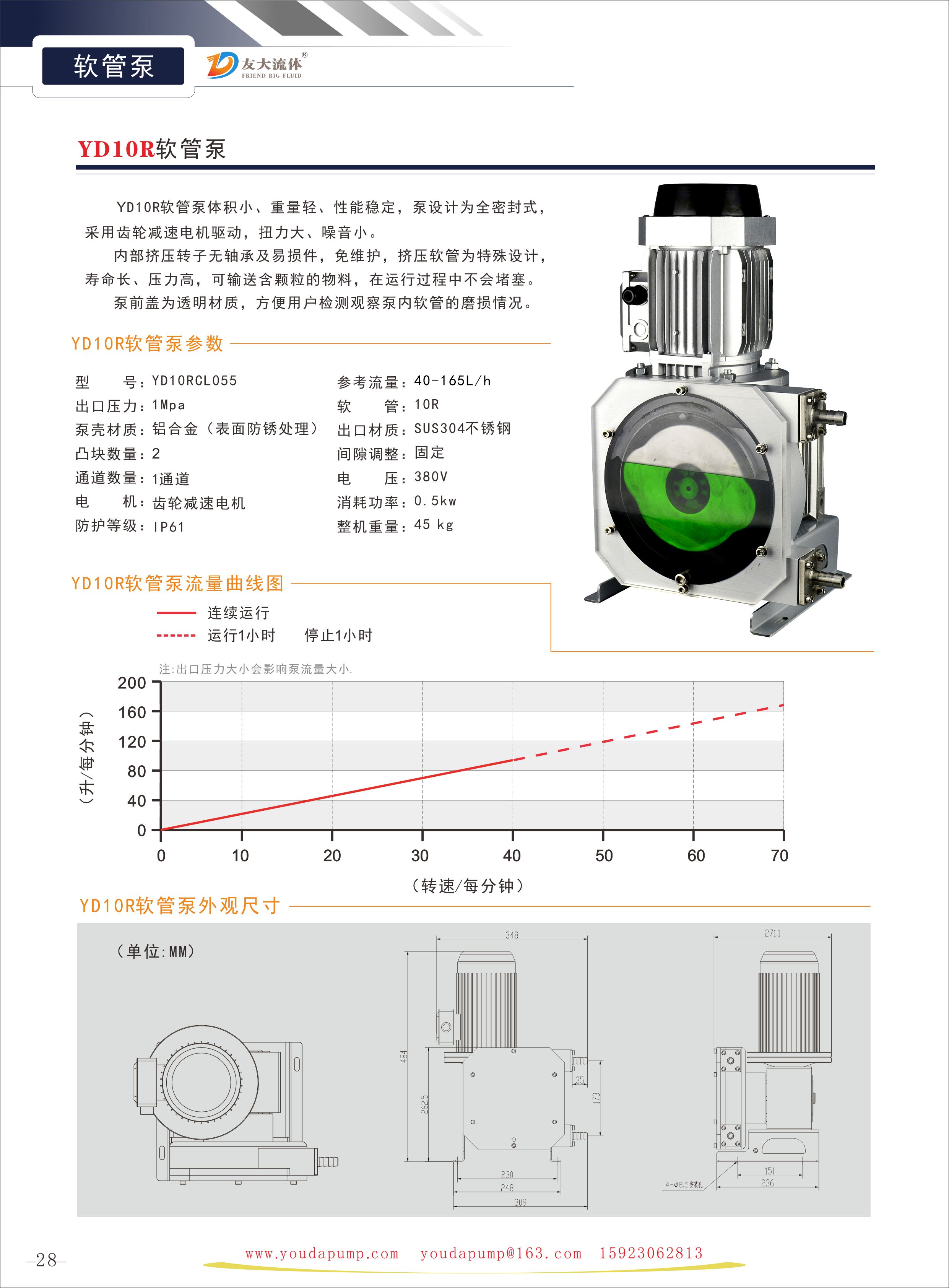 友大软管泵